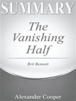Summary of The Vanishing Half: by Brit Bennett - A Comprehensive Summary