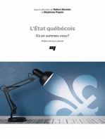 L'État québécois: Où en sommes-nous?