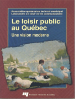 Le Loisir public au Québec: Une vision moderne