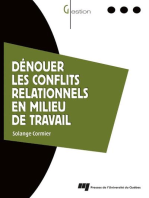 Dénouer les conflits relationnels en milieu de travail