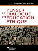 Penser le dialogue en éducation éthique