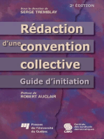 Rédaction d'une convention collective: Guide d'initiation 2e édition