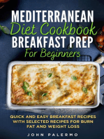 Mediterranean Diet Cookbook Breakfast Prep for Beginners