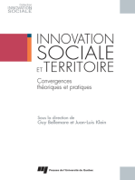 Innovation sociale et territoires: Convergences théoriques et pratiques