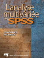 L' Analyse multivariée avec SPSS