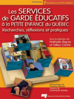 Les Services de garde éducatifs à la petite enfance du Québec: Recherches, réflexions et pratiques