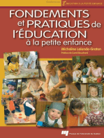 Fondements et pratiques de l'éducation à la petite enfance