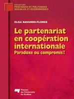 Le Partenariat en coopération internationale: Paradoxe ou compromis?