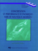 Concertation et performance économique: Vers de nouveaux modèles ?