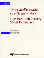 La Social-démocratie en cette fin de siècle / Late Twentieth-Century Social Democracy