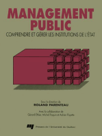 Management public: Comprendre et gérer les institutions de l'État