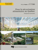 Pour la sécurisation alimentaire au Québec: Perspective territoriale