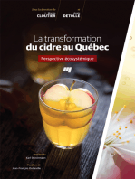 La TRANSFORMATION DU CIDRE AU QUEBEC: Perspective écosystémique