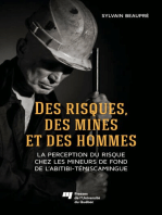 Des risques, des mines et des hommes: La perception du risque chez les mineurs de fond de l'Abitibi-Témiscamingue