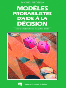 Modèles probabilistes d'aide à la décision