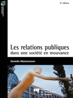 Les relations publiques dans une société en mouvance