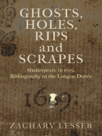 Ghosts, Holes, Rips and Scrapes: Shakespeare in 1619, Bibliography in the Longue Durée