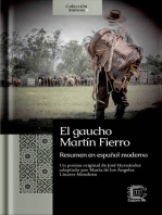 El gaucho Martín Fierro: resumen en español moderno