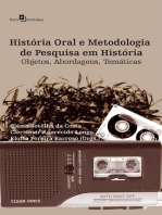 História Oral e Metodologia de Pesquisa em História