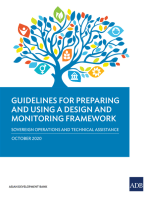 Guidelines for Preparing and Using a Design and Monitoring Framework: Sovereign Operations and Technical Assistance