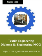 Textile Engineering Diploma Engineering MCQ