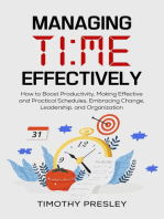 Managing Time Effectively