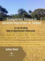 Enseignement bilingue et variation linguistique au Sénégal: Le cas du joola dans le département d'Oussouye
