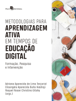 Metodologias para aprendizagem ativa em tempos de educação digital: Formação, pesquisa e intervenção