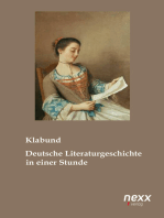 Deutsche Literaturgeschichte in einer Stunde