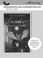 Dorothea Flechsig: Sandor – Fledermaus mit Köpfchen LERNANGEBOTE UND LEHRERMATERIALIEN. Unterrichtsvorschläge und Kopiervorlagen für die 3. und 4. Klasse.: Unterrichtsmaterial zum Buch