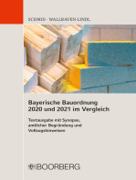 Bayerische Bauordnung 2020 und 2021 im Vergleich: Textausgabe mit Synopse, amtlicher Begründung und Vollzugshinweisen 