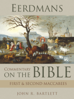 Eerdmans Commentary on the Bible: First & Second Maccabees