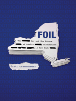 FOIL: The Law and the Future of Public Information in New York