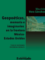 Geopoéticas, memoria e imaginarios en la frontera México - Estados Unidos