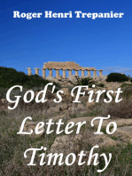 God's First Letter To Timothy