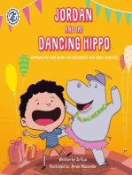 Jordan and the Dancing Hippo: Rhyming Picture Book for Beginners and Early Readers
