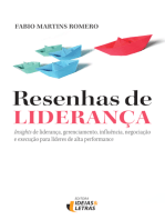 Resenhas de Liderança: Insights de liderança, gerenciamento, influência, negociação e execução para líderes de alta performance