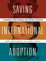 Saving International Adoption: An Argument from Economics and Personal Experience