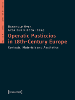 Operatic Pasticcios in 18th-Century Europe: Contexts, Materials and Aesthetics