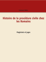 Histoire de la procédure civile chez les Romains: Magistrats et juges