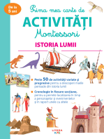 Prima mea carte de activitati Montessori - Istoria lumii