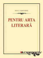 Pentru arta literara