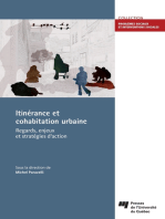 Itinérance et cohabitation urbaine: Regards, enjeux et stratégies d'action