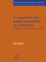 Le contrôle des fonds européens de cohésion: Evolutions, enjeux et perspectives