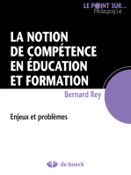 La notion de compétence en éducation et formation: Enjeux et problèmes