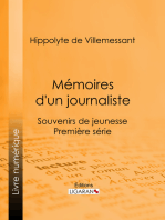 Mémoires d'un journaliste: Souvenirs de jeunesse - Première série