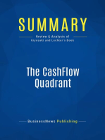 Summary: The CashFlow Quadrant: Review and Analysis of Kiyosaki and Lechter's Book