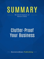 Summary: Clutter-Proof Your Business: Review and Analysis of Nelson's Book
