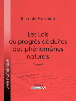 Les Lois du progrès déduites des phénomènes naturels: Tome II