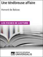 Une ténébreuse affaire d'Honoré de Balzac: Les Fiches de lecture d'Universalis